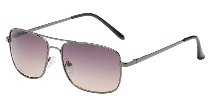 Air Force 8AF116-MIX Modern Square Aviator With Spring Temple Unisex Sunglasses