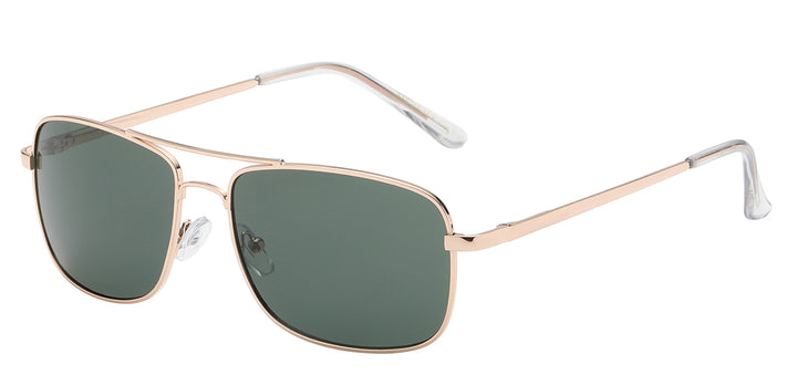 Air Force 8AF116-MIX Modern Square Aviator With Spring Temple Unisex Sunglasses