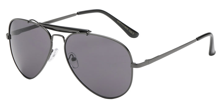 Air Force 8AF117-MIX Classic Brow Bar Aviator with Spring Temple Unisex Sunglasses