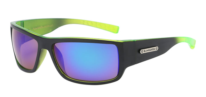 Biohazard 8BZ66239 Contour Polycarbonate Square Wrap Frame Unisex Sunglasses