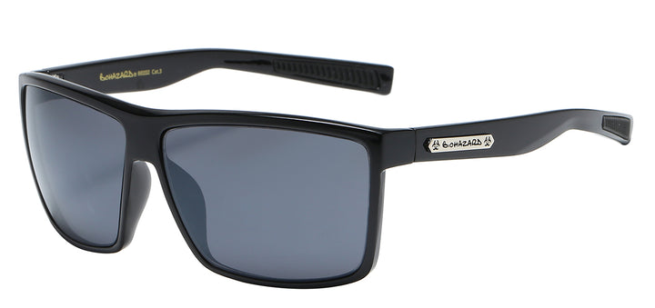 Biohazard 8BZ66252 Contemporary Fashion Square Polymer Frame Unisex Sunglasses