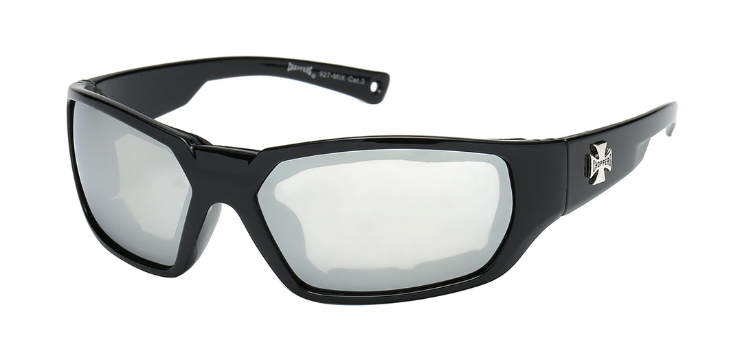 Choppers 8CP927-MIX Strong Polycarbonate Rider Frame & Lens Unisex Sunglasses