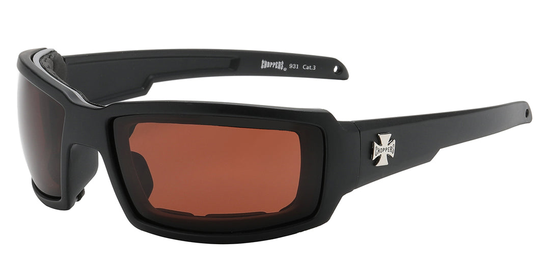 Choppers 8CP931 Robust Polycarbonate Frame and Lens Motorcycle Unisex Sunglasses