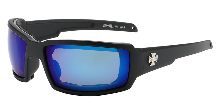 Choppers 8CP931 Robust Polycarbonate Frame and Lens Motorcycle Unisex Sunglasses