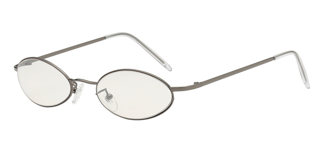 EyeDentification 8EYED-CLR-16001 Hipster Metal Oval Frame Color Lens Unisex Shades