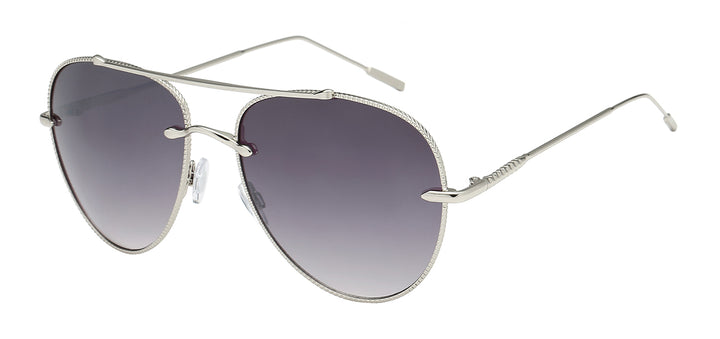 Giselle 8GSL28136 Sophisticated Contemporary Wire Aviator Frame Women's Sunglasses