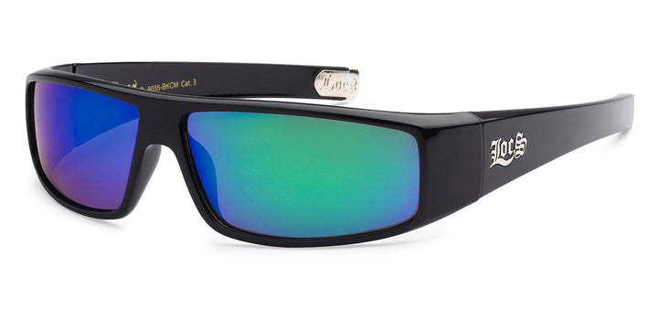 Locs 8LOC9035-BKCM Polished Black Men'S Sunglasses