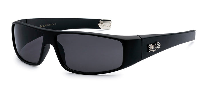 Locs 8Loc9035-MB Matte Black Men's Sunglasses