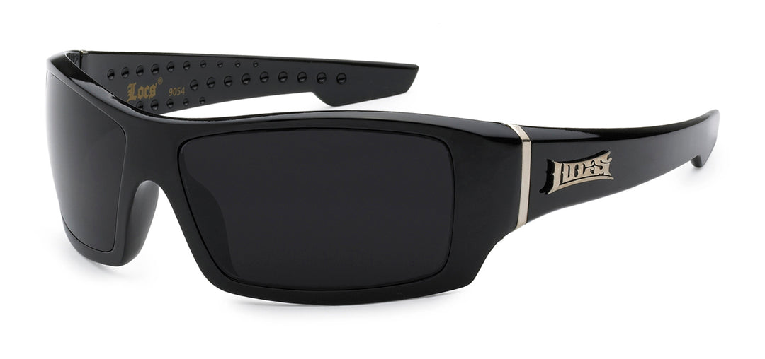 Locs 8Loc9054-BK Polish Black Men'S Sunglasses