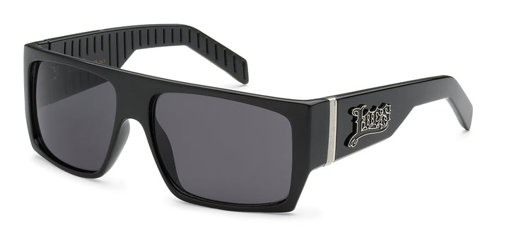 Locs 8LOC91010-BK Polish Black Men's Sunglasses