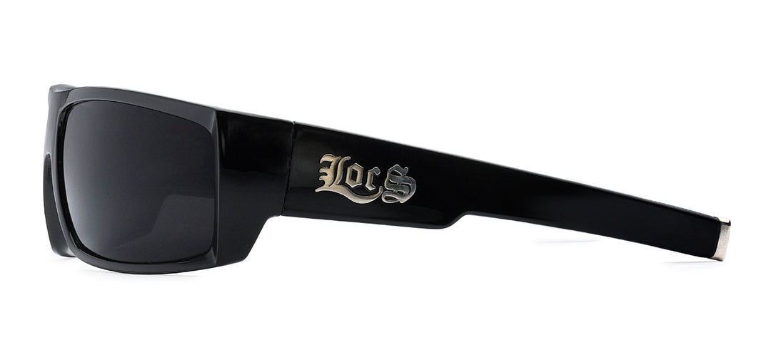 Locs 8Loc91025-BK Polished Black Men's Sunglasses