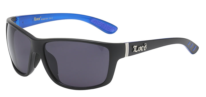 Locs 8LOC91140-MIX Fitted Lightweight Polycarbonate Wrap Unisex Sunglasses