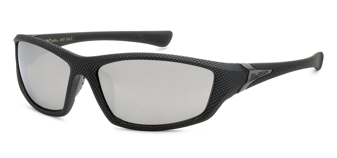XLoop 8X2497 Lightweight Rubberized Finish Unisex Sunglasses