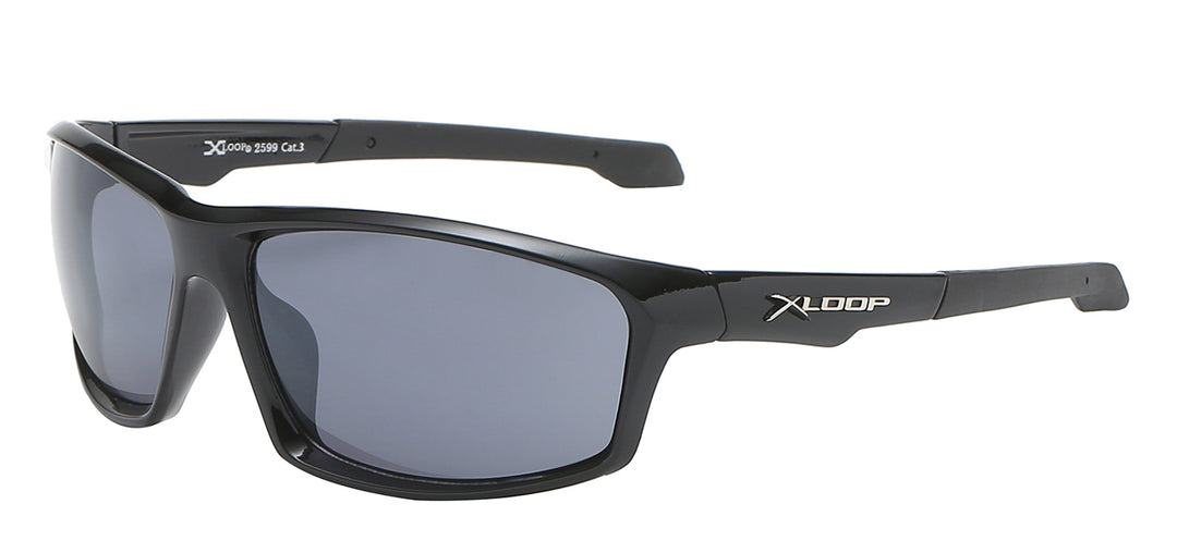 XLoop 8X2599 Contour Lightweight Performance Polycarbonate Wrap Unisex Sunglasses