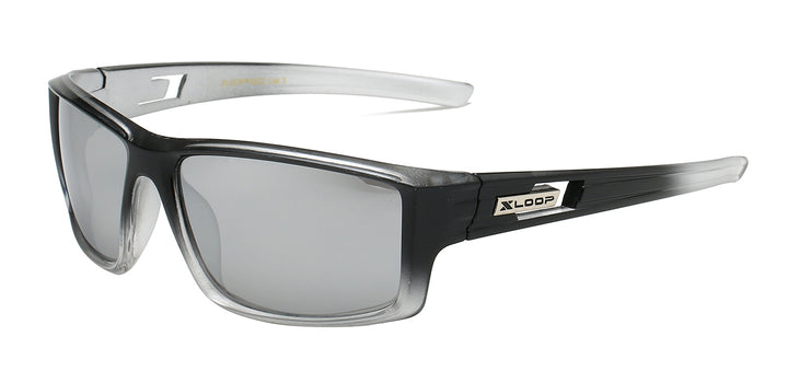 XLoop 8X2622 Traditional Classic Square Polycarbonate Sports Wrap Unisex Sunglasses