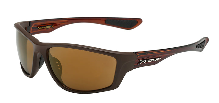 XLoop 8X2632 Snug Fit Polycarbonate Sports Wrap Unisex Sunglasses