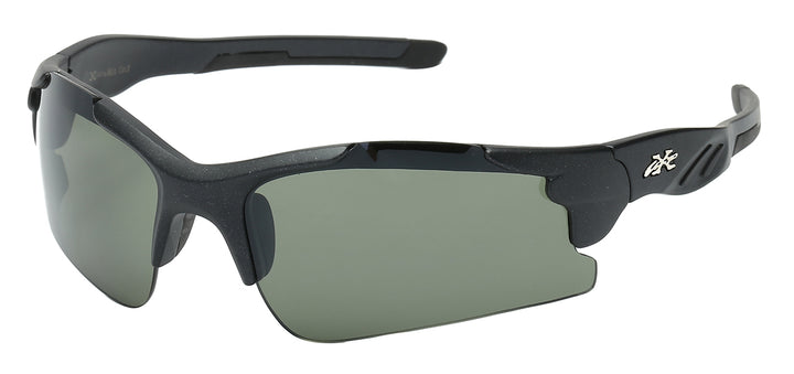 Xloop 8X3624 Comfort Fit Athletic Polycarbonate Semi Rimless Frame Unisex Sunglasses
