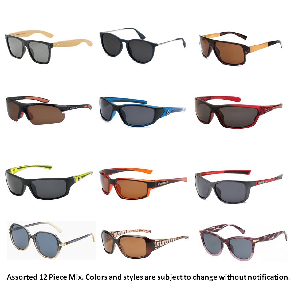 Polarized Sunglasses - 36 Pieces Assortment