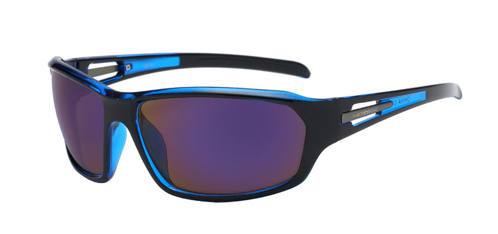 Arctic Blue AB-43 Lightweight Contour Polycarbonate Wrap with BlueTech Lens Unisex Sunglasses