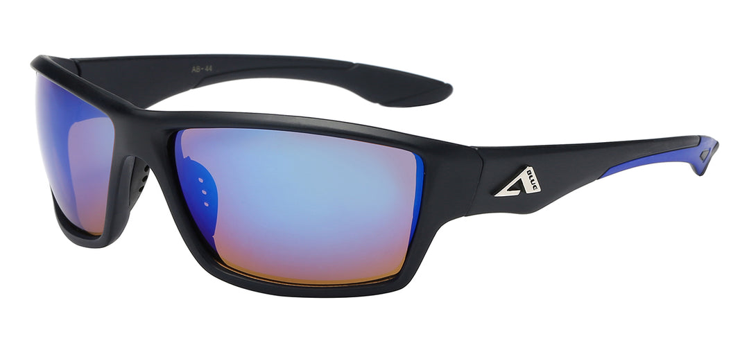 Arctic Blue AB-44 Stylish Sporty Polycarbonate Wrap with BlueTech Lens Unisex Sunglasses