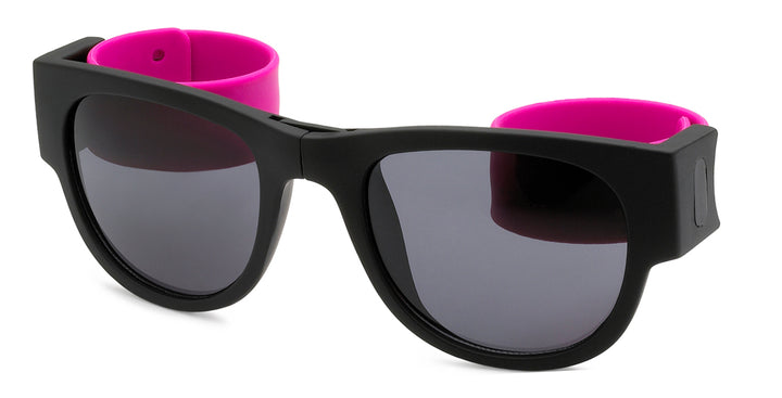 Non-Logo CA-03 Slap Bracelet Novelty Folding Unisex Sunglasses