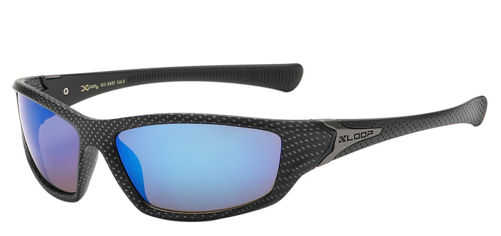 Juniors XLoop KG-X2497 Contour Lightweight Polycarbonate Frame Unisex Sunglasses