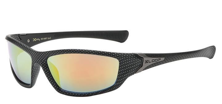 Juniors XLoop KG-X2497 Contour Lightweight Polycarbonate Frame Unisex Sunglasses