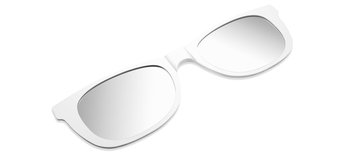 Oversized Retro Sunglasses  Mirror-02 Wall Mirror - White