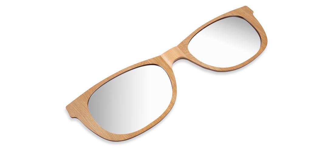 Oversized Retro Sunglasses Mirror-05 Wall Mirror - Natural