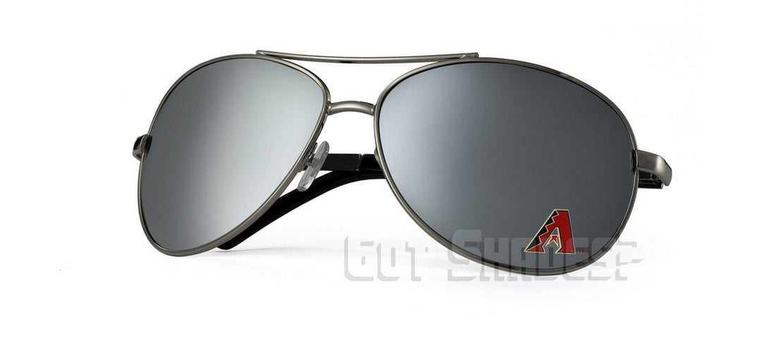 MLB Arizona Diamondbacks Sunglasses - Aviator (Single Piece)