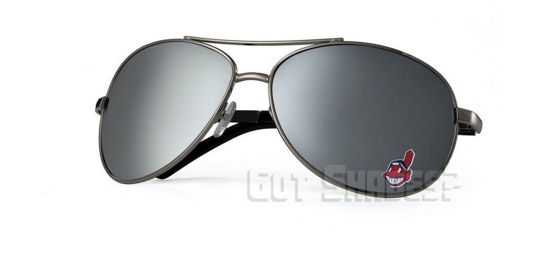 MLB Cleveland Indians Sunglasses - Aviator (Single Piece)