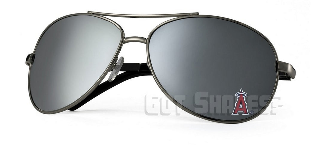 MLB Los Angeles Angels Sunglasses - Aviator (Single Piece)