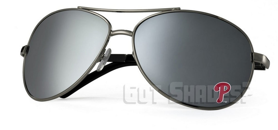 MLB Philadelphia Phillies Sunglasses - Aviator (Single Piece)