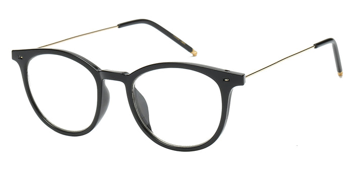 Nerd Eyewear NERD-1204 Modern Round Soho Combo Frame Fashion Accessory Clear Lens Glasses