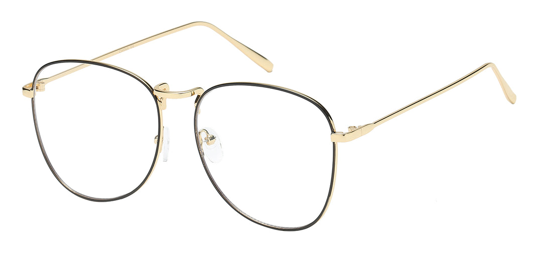 Nerd Eyewear NERD-1209 Clear Fashionable Classic Square Frame Unisex Fashion Accessory Glasses