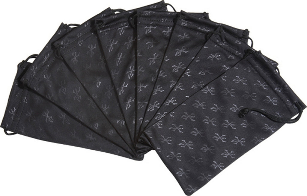 Black X-Loop Logo Sunglasses Pouches Wholesale POUCH-507XL