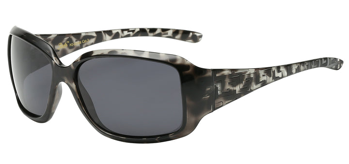 Polarized Giselle PZ-GSL22248 Classic Female Fashion Polymer Wrap Ladies Sunglasses