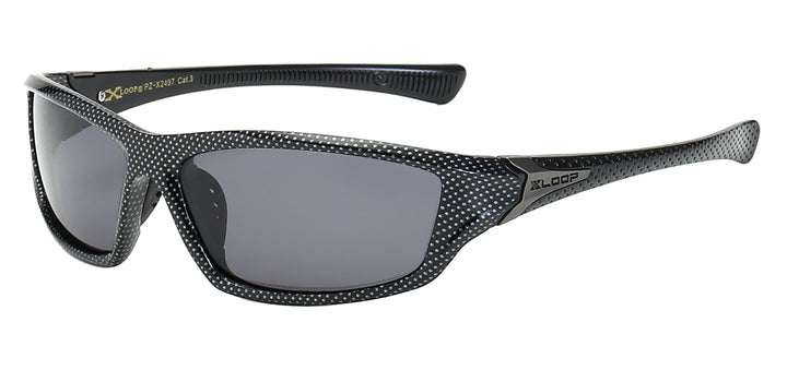 Polarized XLoop PZ-X2497 Lightweight Slim Polycarbonate Wrap Unisex Sunglasses