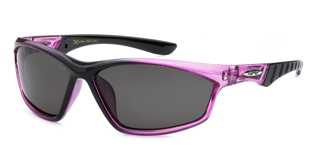 Polarized XLoop PZ-X2505 Lightweight Unisex Sports Wrap Sunglasses