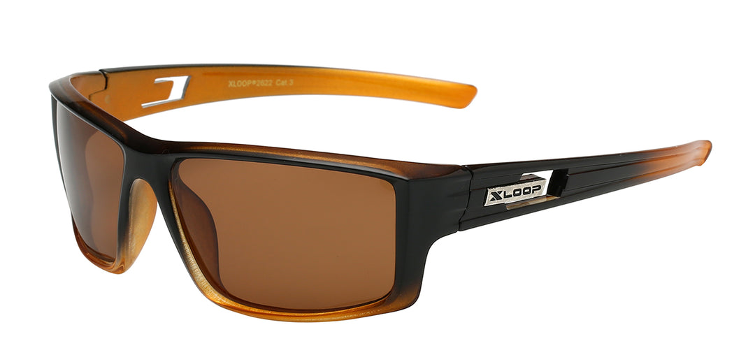 Polarized XLoop PZ-X2622 Crystal Color Polycarbonate Athletic Wrap Unisex Sunglasses