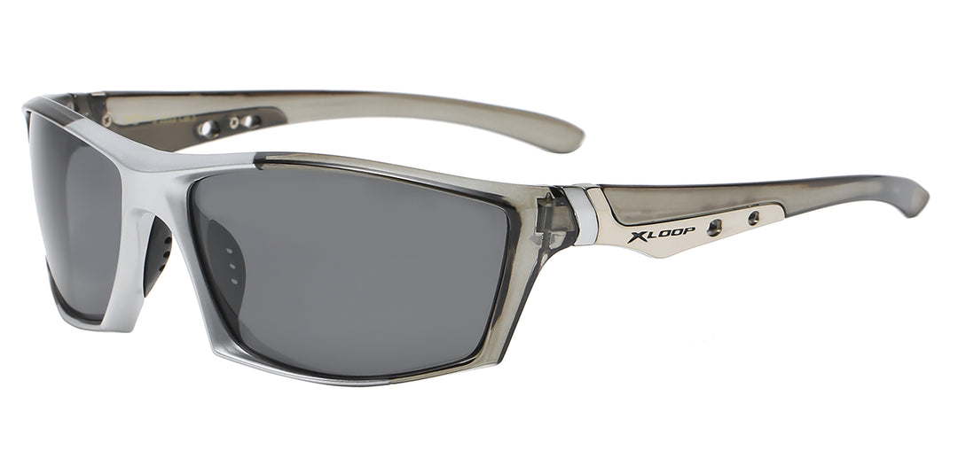 Polarized XLoop PZ-X2633 Superb Contour Polycarbonate Athletic Wrap Unisex Sunglasses