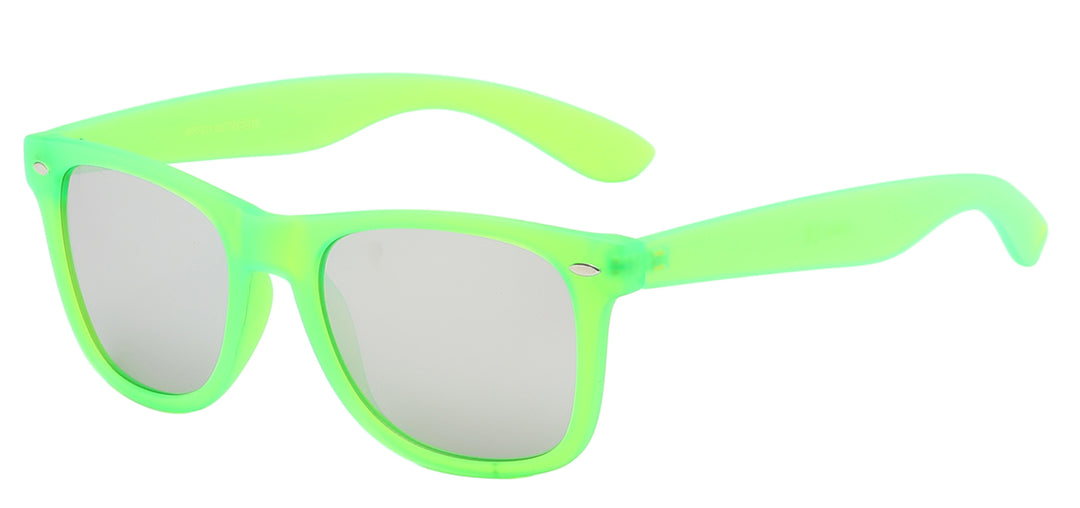 Retro Rewind WF01-MTNEON Iconic Classic Design Frosted Neon Frame Unisex Shades