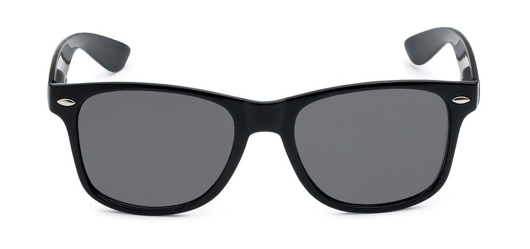 Retro Rewind WF01-BLK (Shiny Black) Unisex Sunglasses