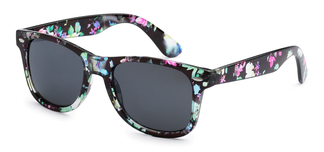 Retro Rewind Floral WF01-FLW Unisex Sunglasses