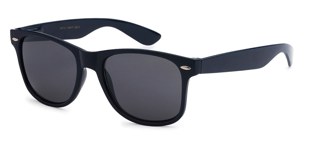 Retro Rewind WF01-NAVY Dark Blue Unisex Sunglasses