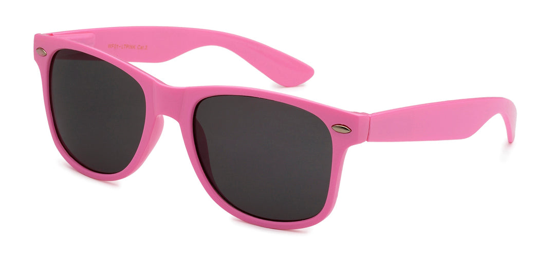 Retro Rewind WF01-LTPINK Light Pink Unisex Sunglasses (Wedding Line)